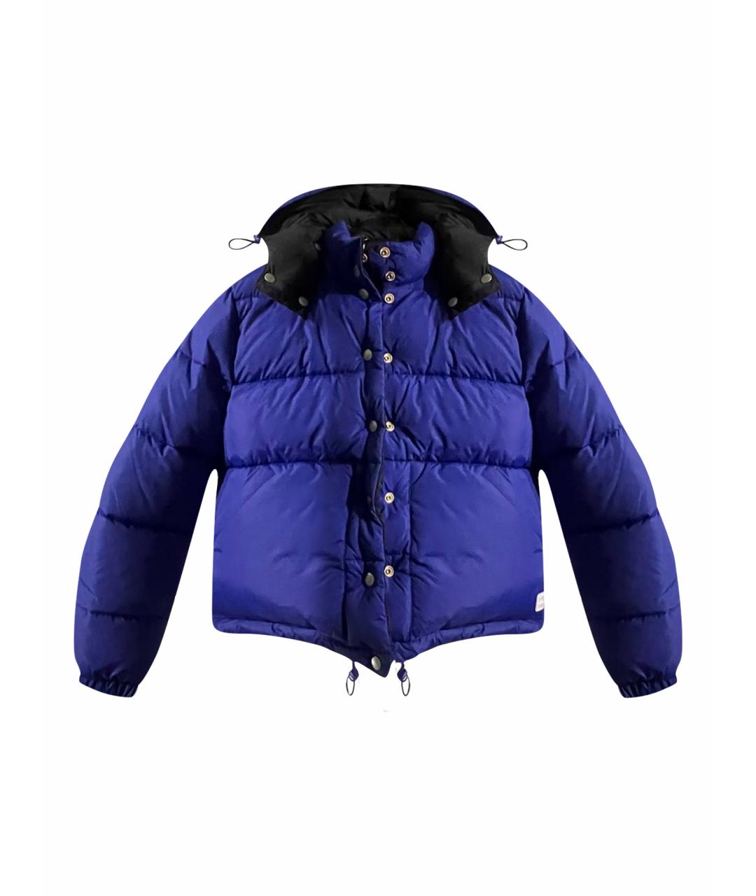 A.P.C. Синий полиэстеровый пуховик, фото 1