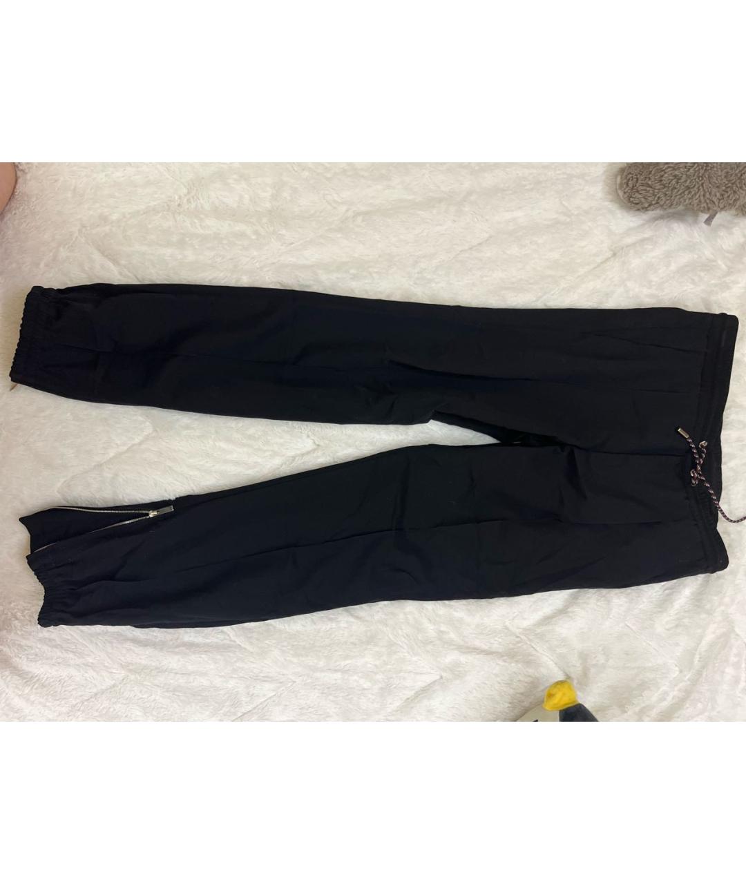 CHRISTIAN DIOR Черные шерстяные брюки узкие, фото 5