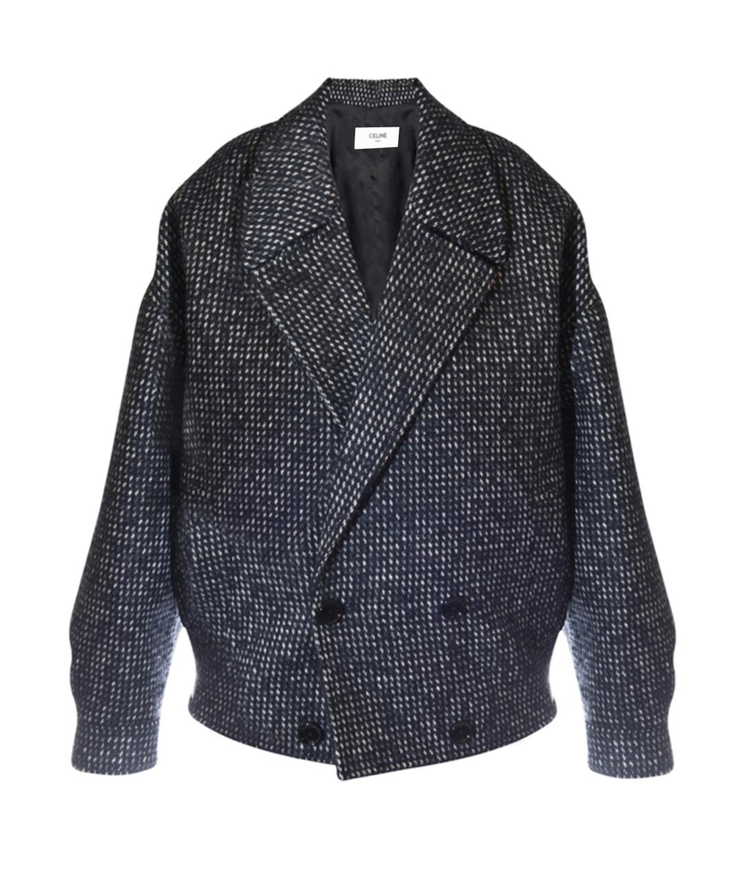 CELINE Мульти шерстяное пальто, фото 1