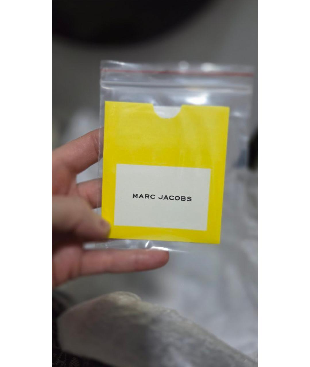 MARC JACOBS Серая жаккардовая сумка с короткими ручками, фото 7