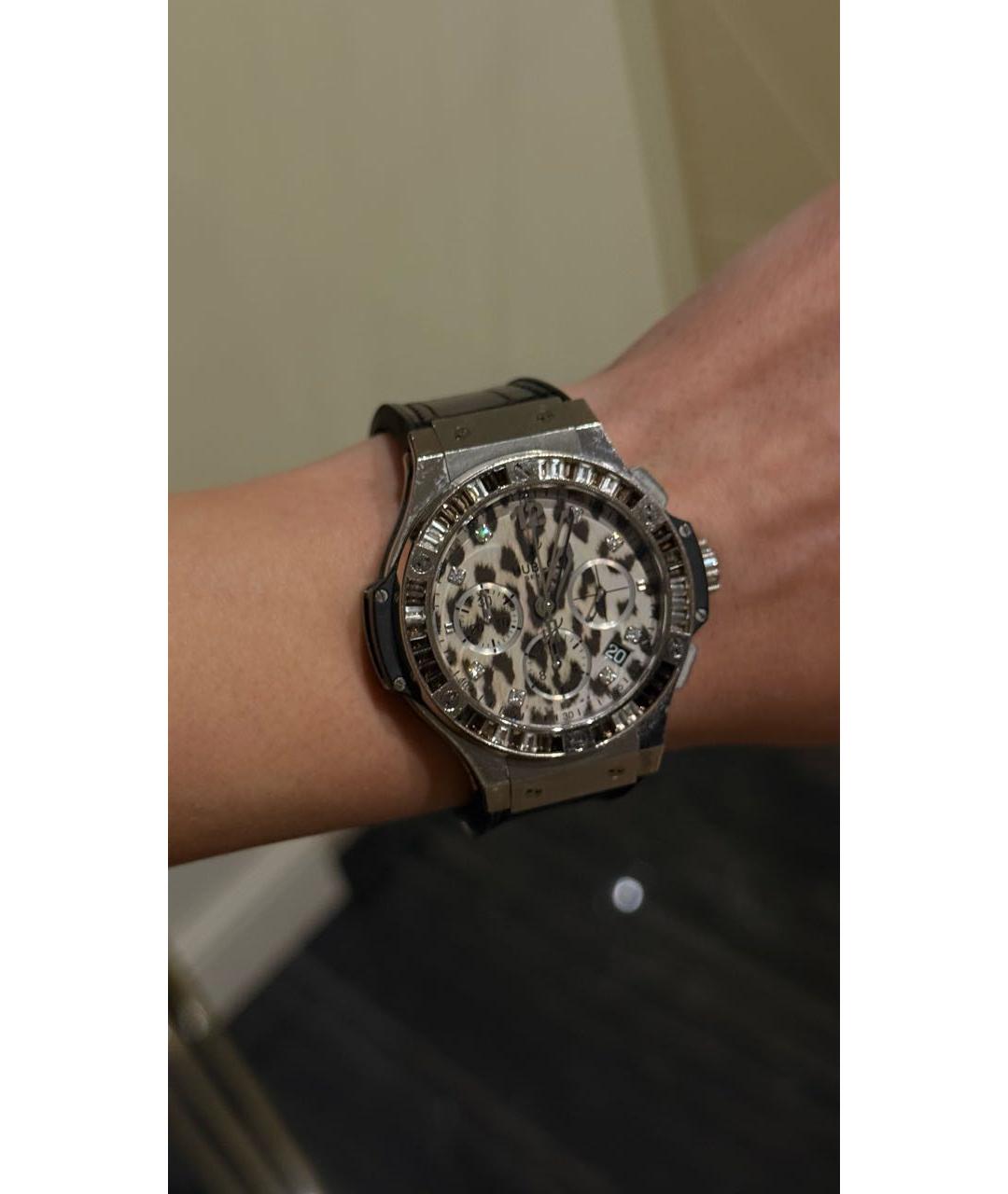 HUBLOT Черные часы из белого золота, фото 7