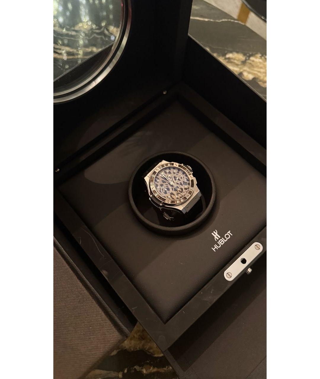 HUBLOT Черные часы из белого золота, фото 2