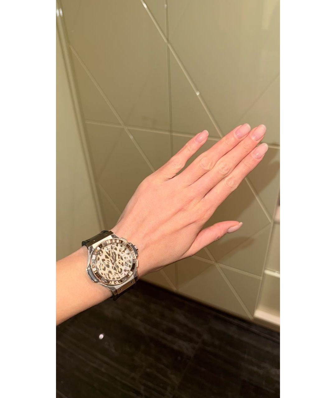 HUBLOT Черные часы из белого золота, фото 9