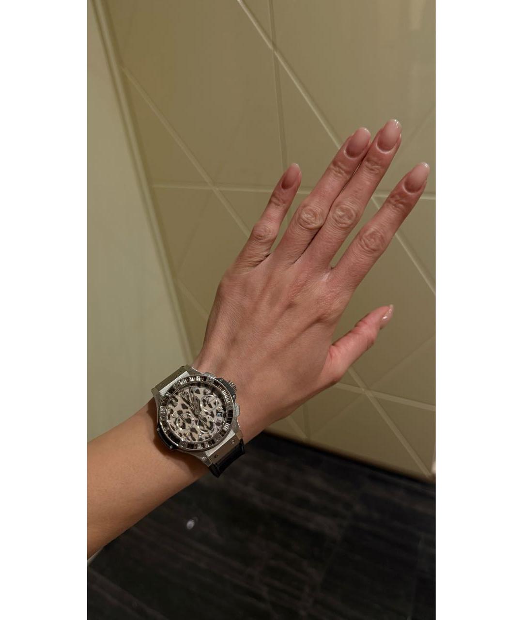 HUBLOT Черные часы из белого золота, фото 8