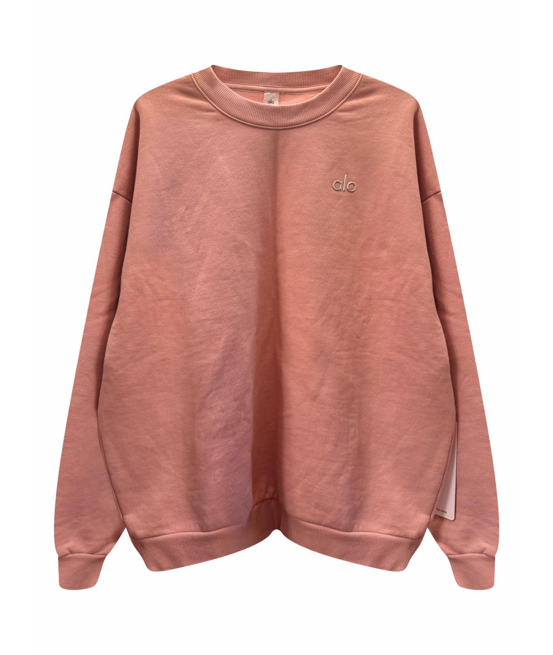 ALO YOGA Розовый хлопковый спортивные костюмы, фото 1