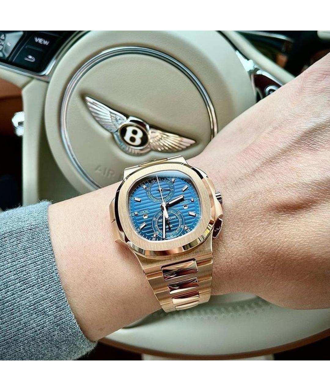 PATEK PHILIPPE Золотые часы из розового золота, фото 4