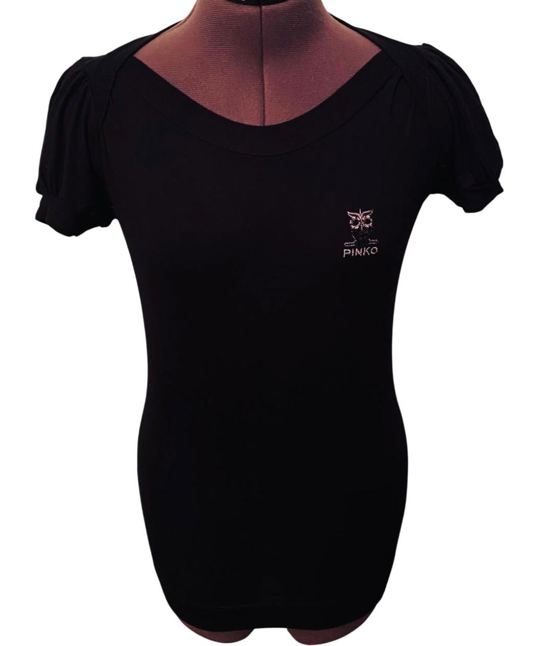PINKO Черная футболка, фото 7