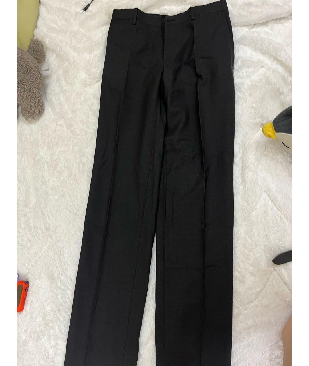 DOLCE&GABBANA Антрацитовые шерстяные кюлоты, фото 6