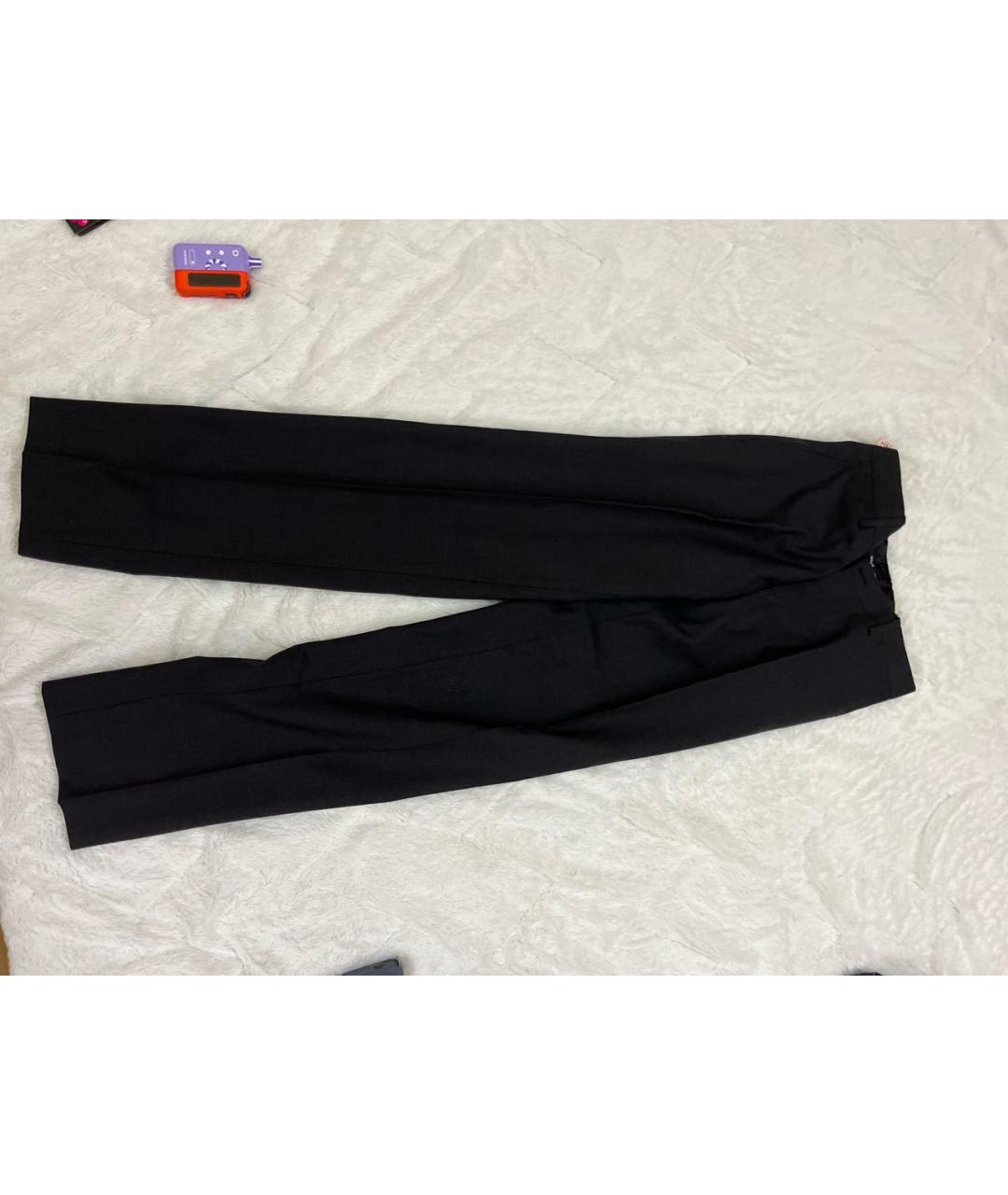 DOLCE&GABBANA Антрацитовые шерстяные кюлоты, фото 2