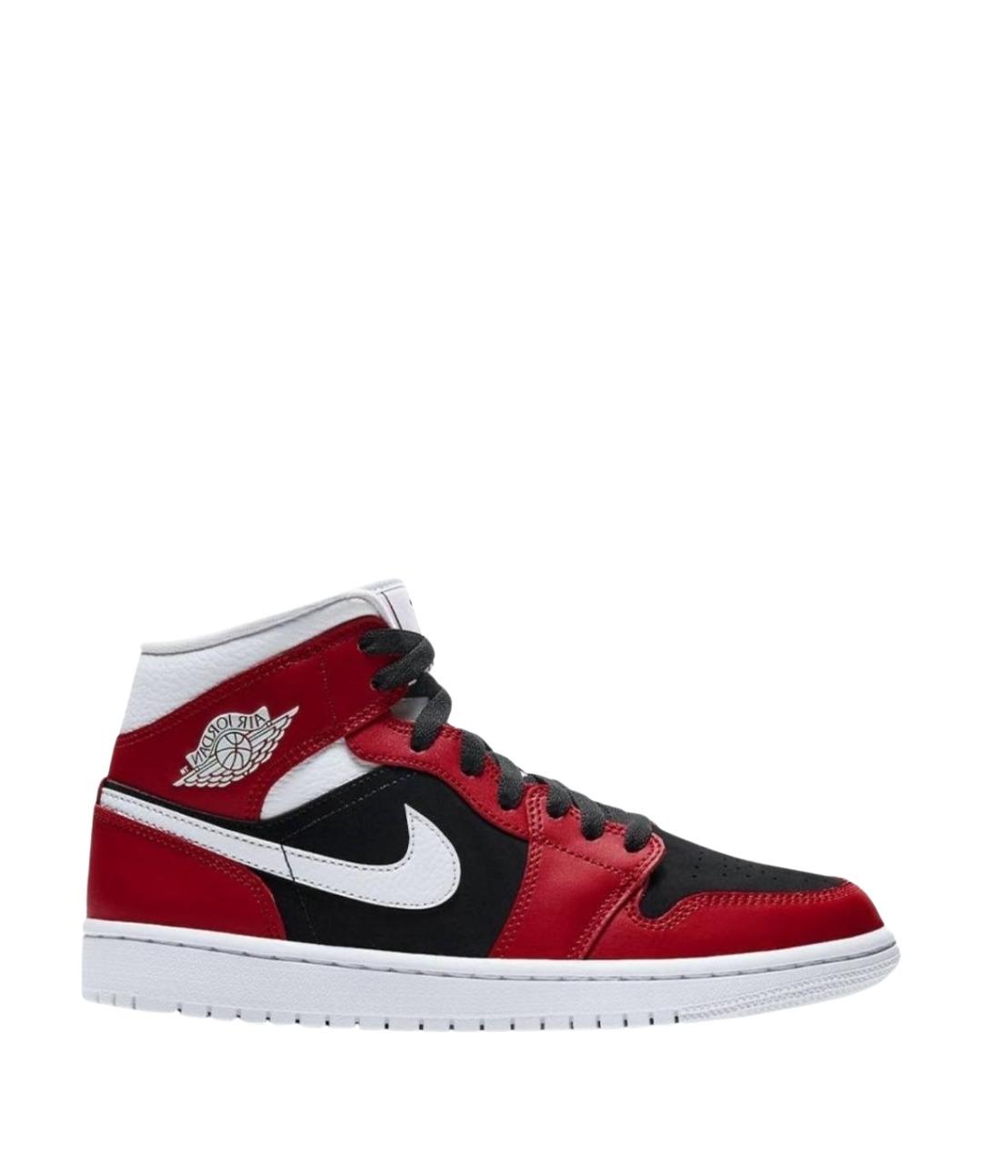 JORDAN Красные высокие кроссовки / кеды, фото 1