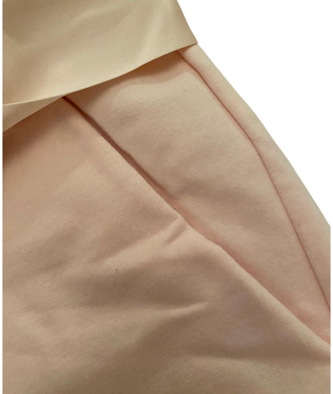 MONNALISA Розовые хлопковые брюки и шорты, фото 3