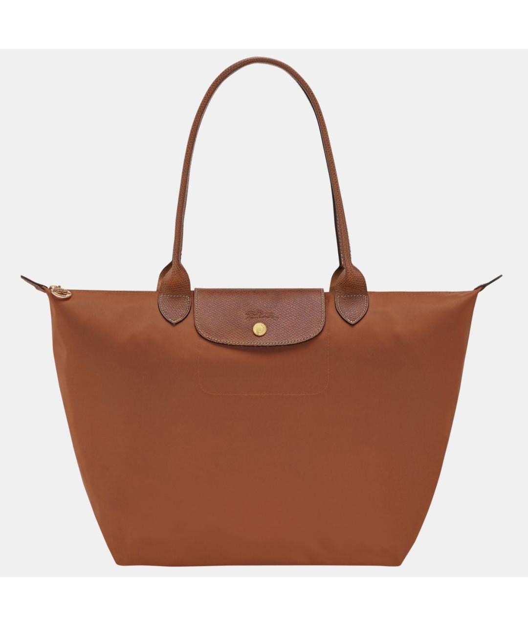 LONGCHAMP Коричневая сумка тоут, фото 7