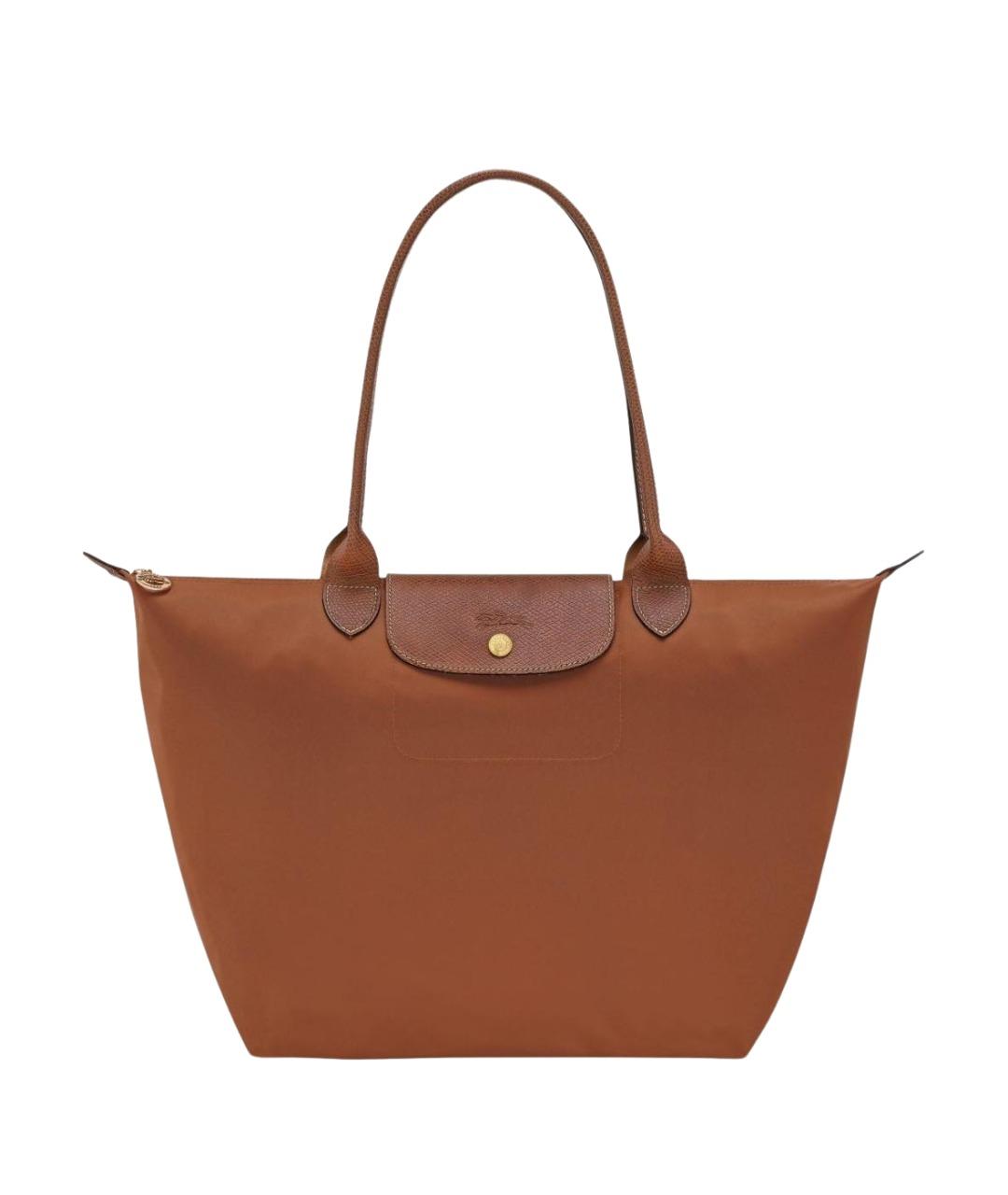 LONGCHAMP Коричневая сумка тоут, фото 1