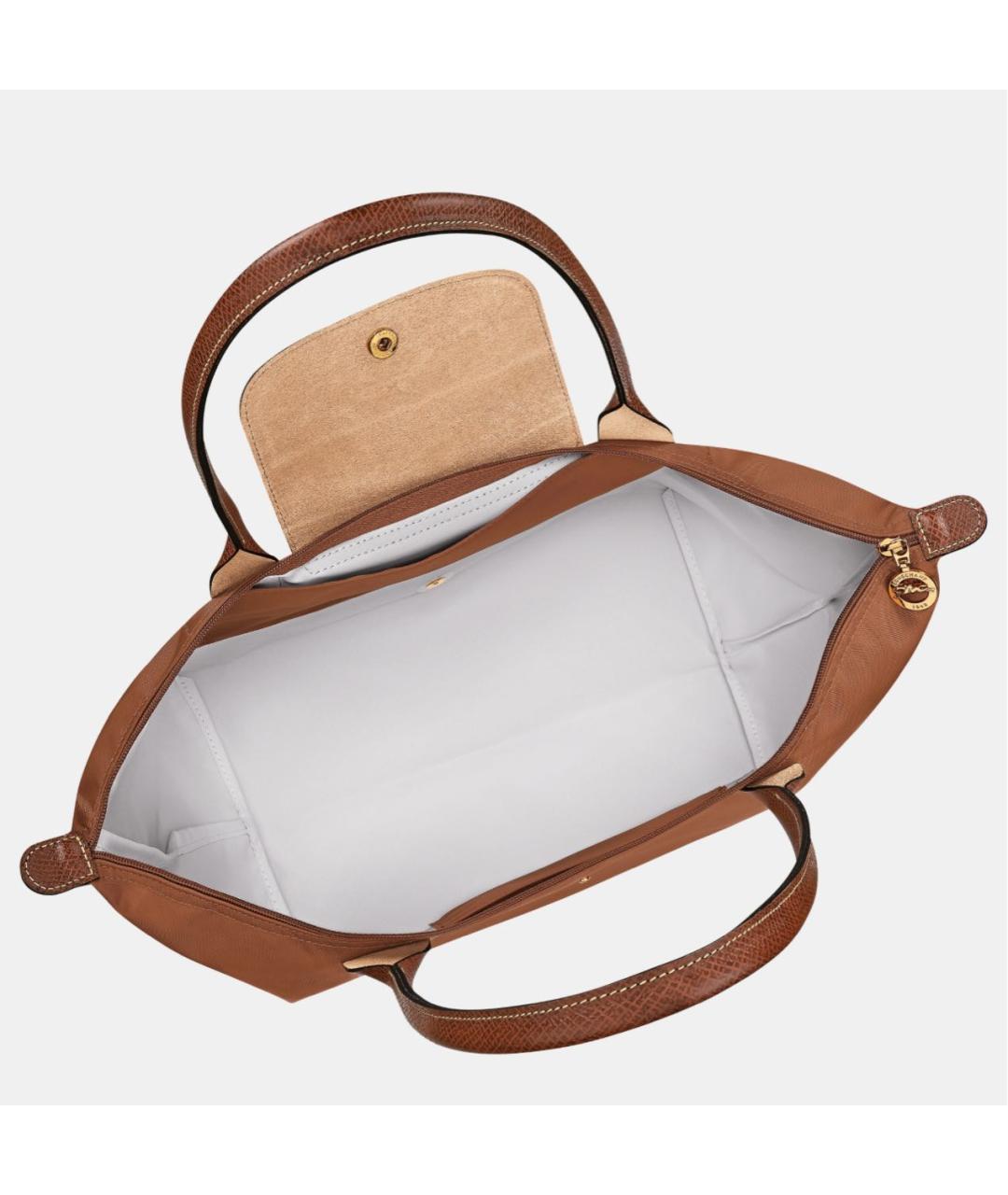 LONGCHAMP Коричневая сумка тоут, фото 4