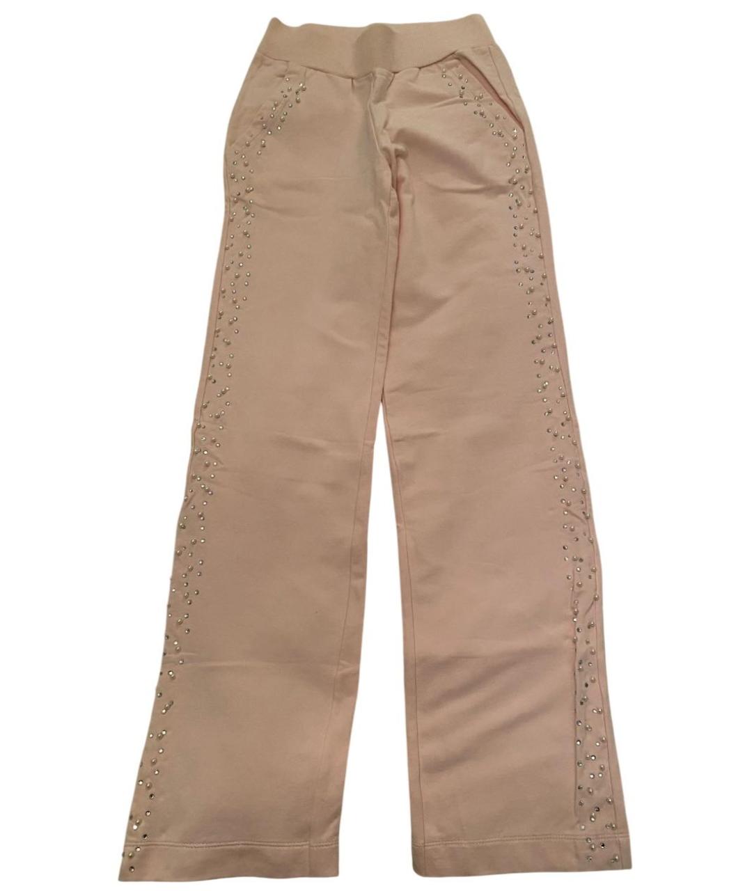 MONNALISA Розовые хлопковые брюки и шорты, фото 1