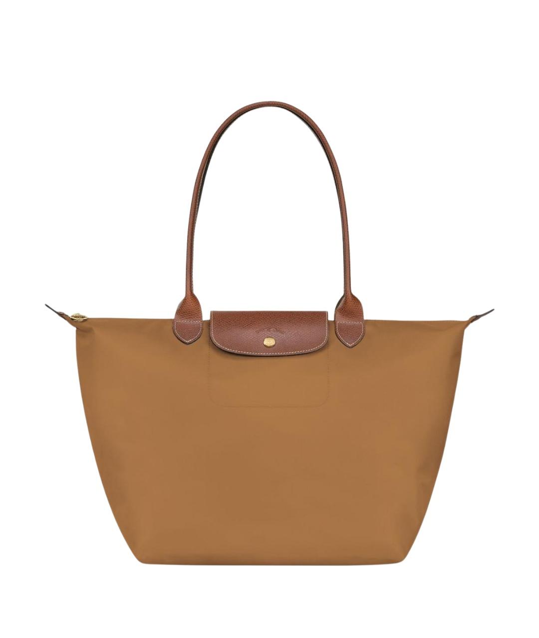 LONGCHAMP Коричневая сумка тоут, фото 1