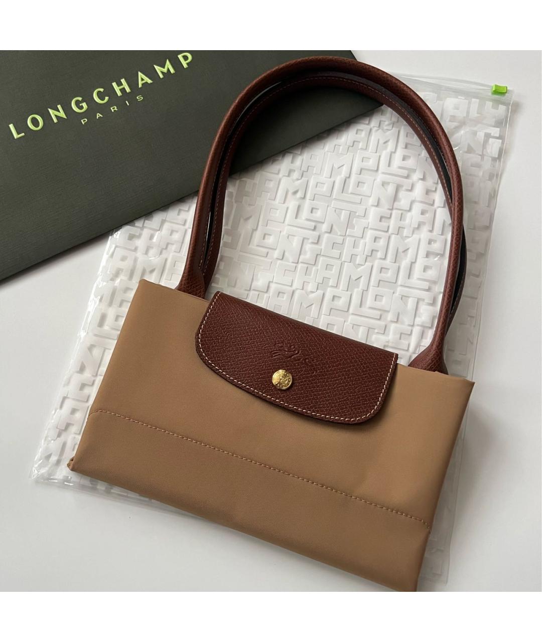 LONGCHAMP Коричневая сумка тоут, фото 6