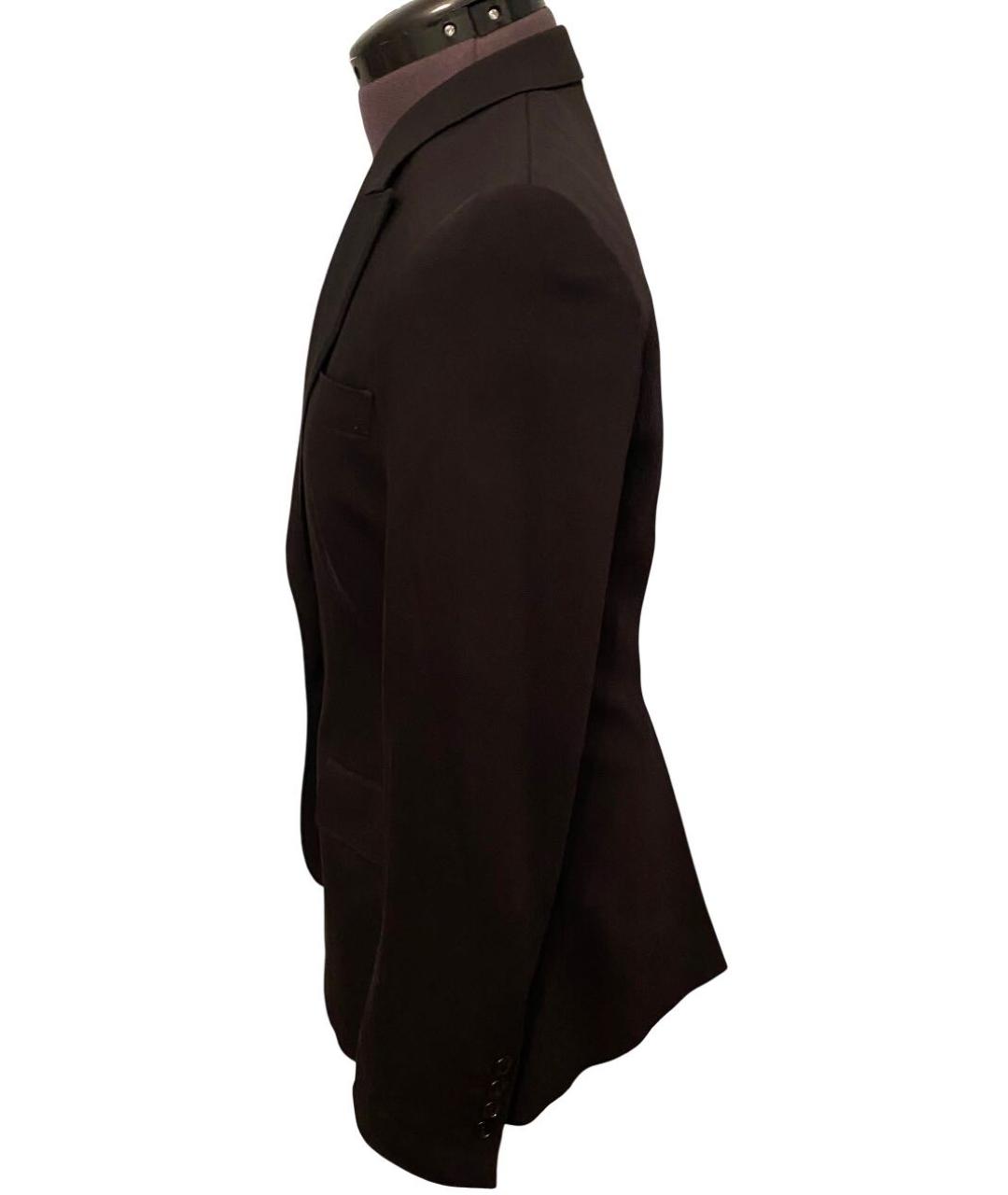 DOLCE&GABBANA Черный шерстяной жакет/пиджак, фото 5