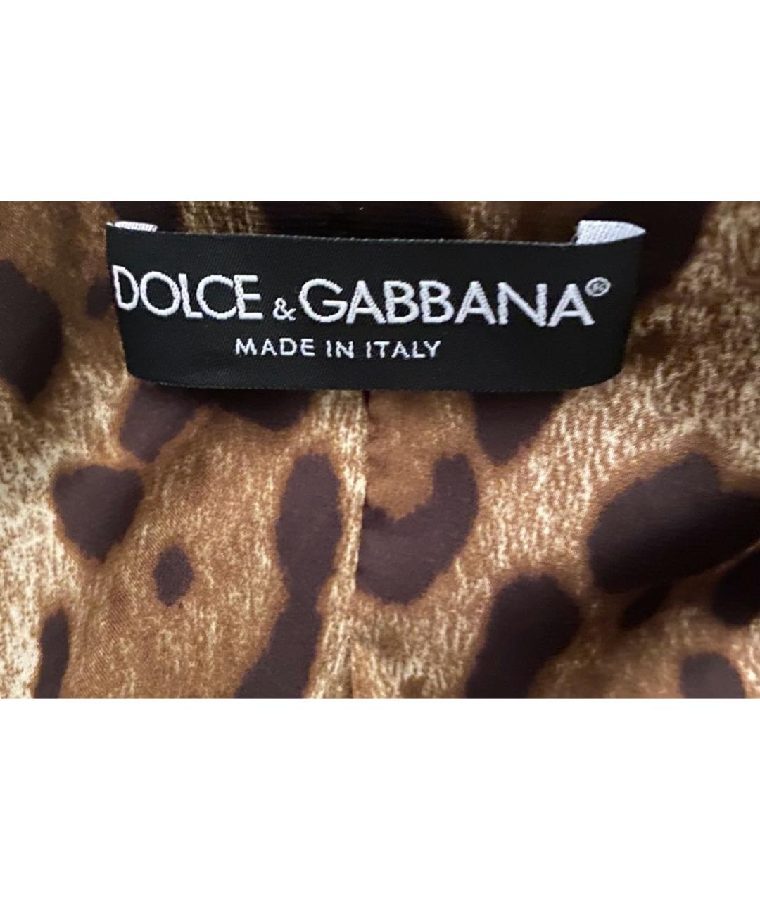 DOLCE&GABBANA Черный шерстяной жакет/пиджак, фото 6