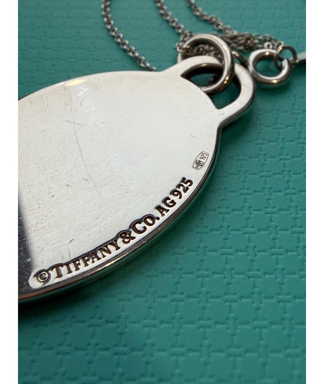 TIFFANY&CO Бирюзовое серебряное колье, фото 4