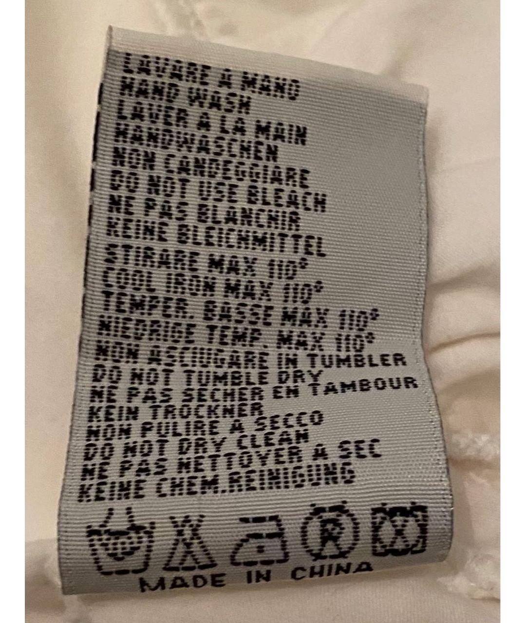 PINKO Белая хлопковая юбка, фото 6