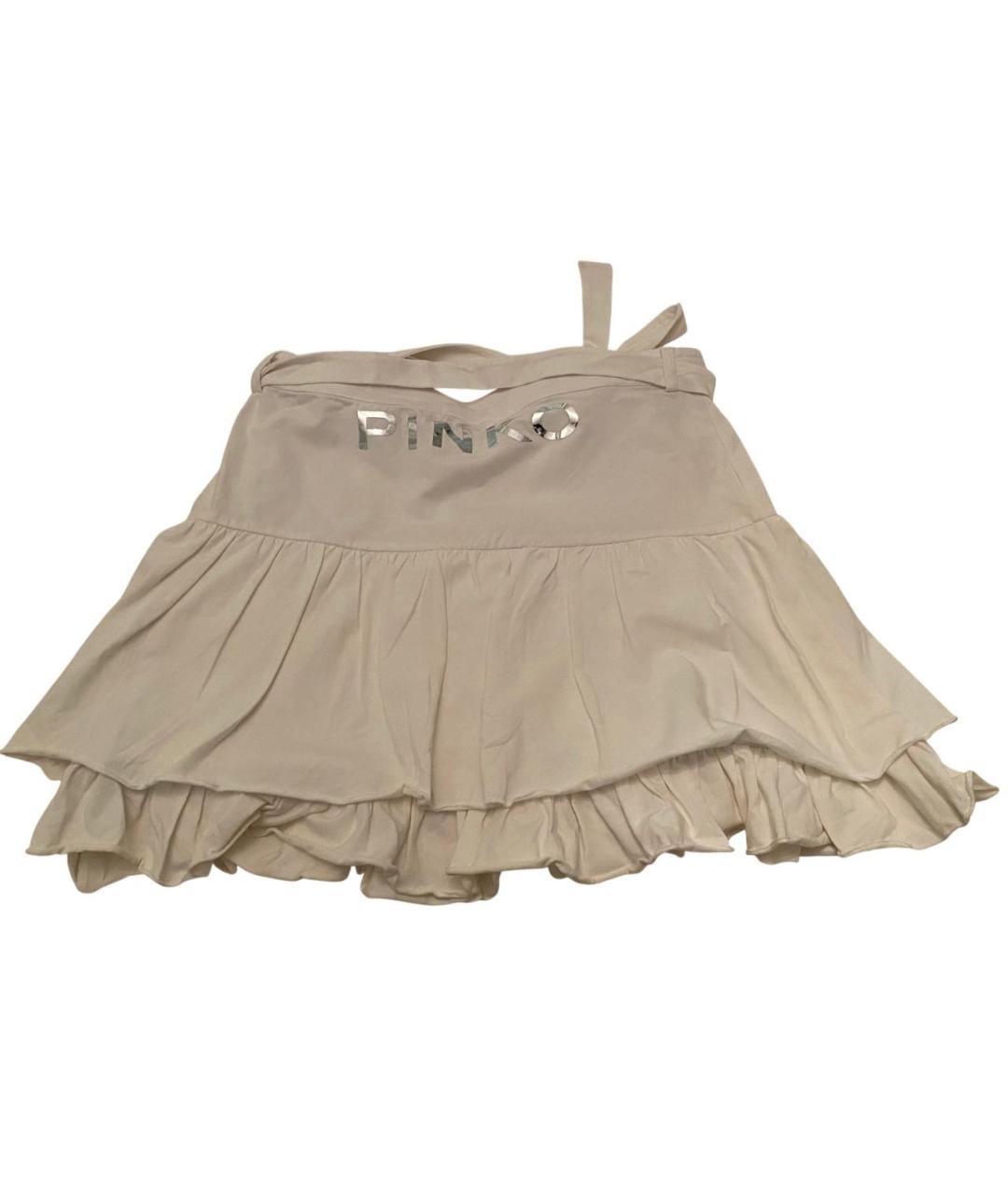 PINKO Белая хлопковая юбка, фото 2