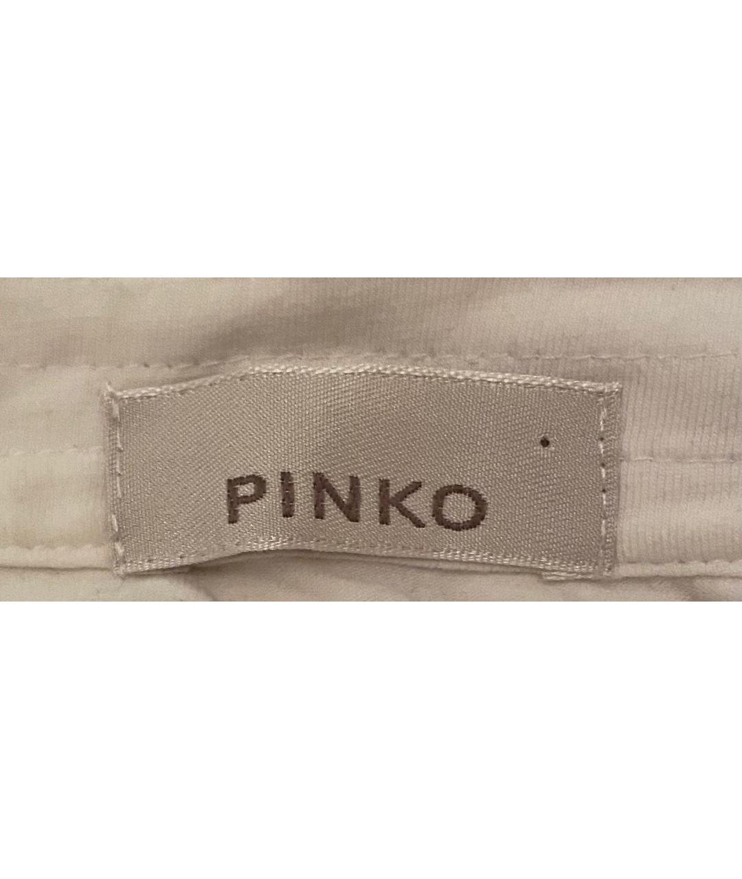 PINKO Белая хлопковая юбка, фото 4