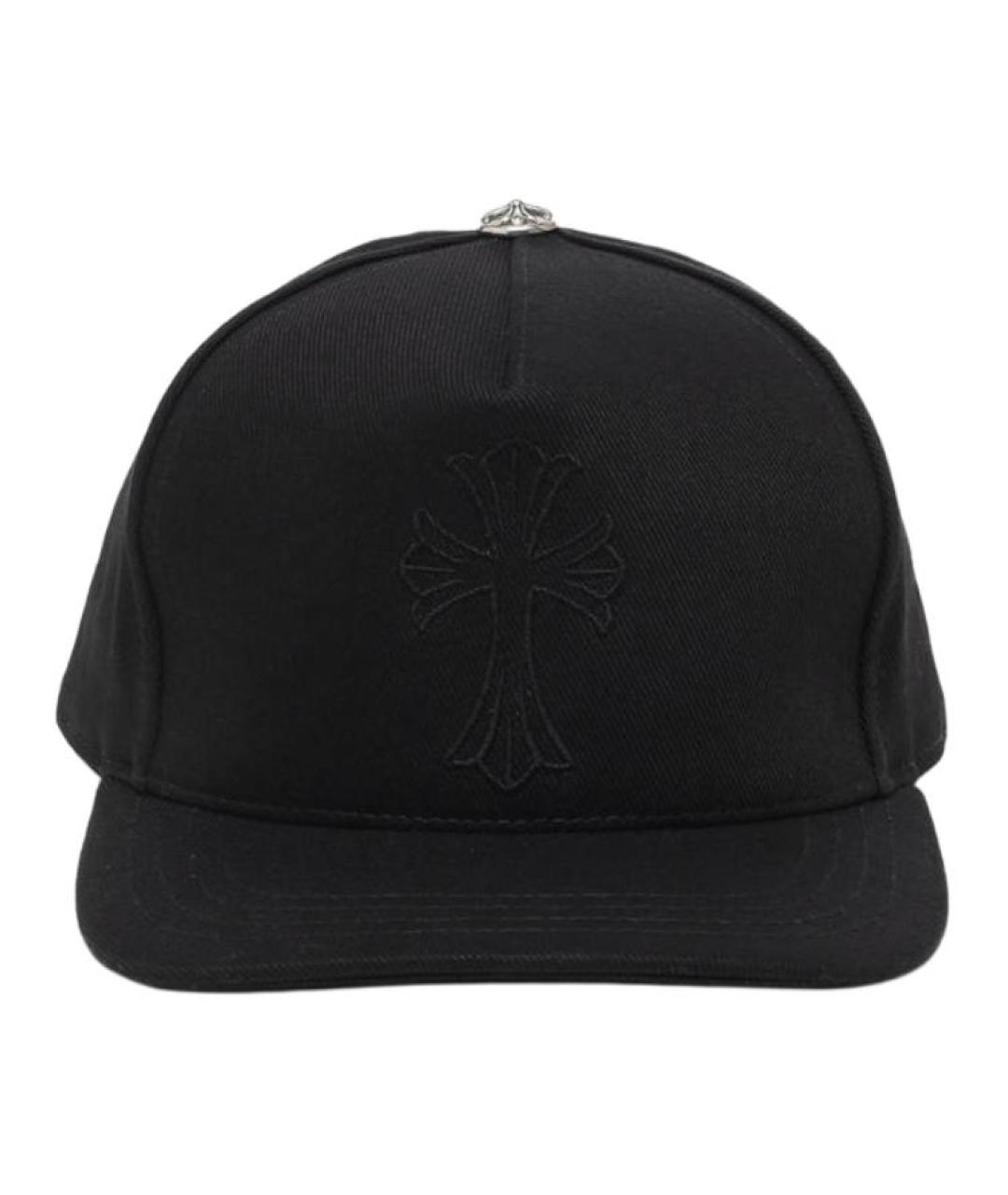 CHROME HEARTS Черная хлопковая кепка/бейсболка, фото 2