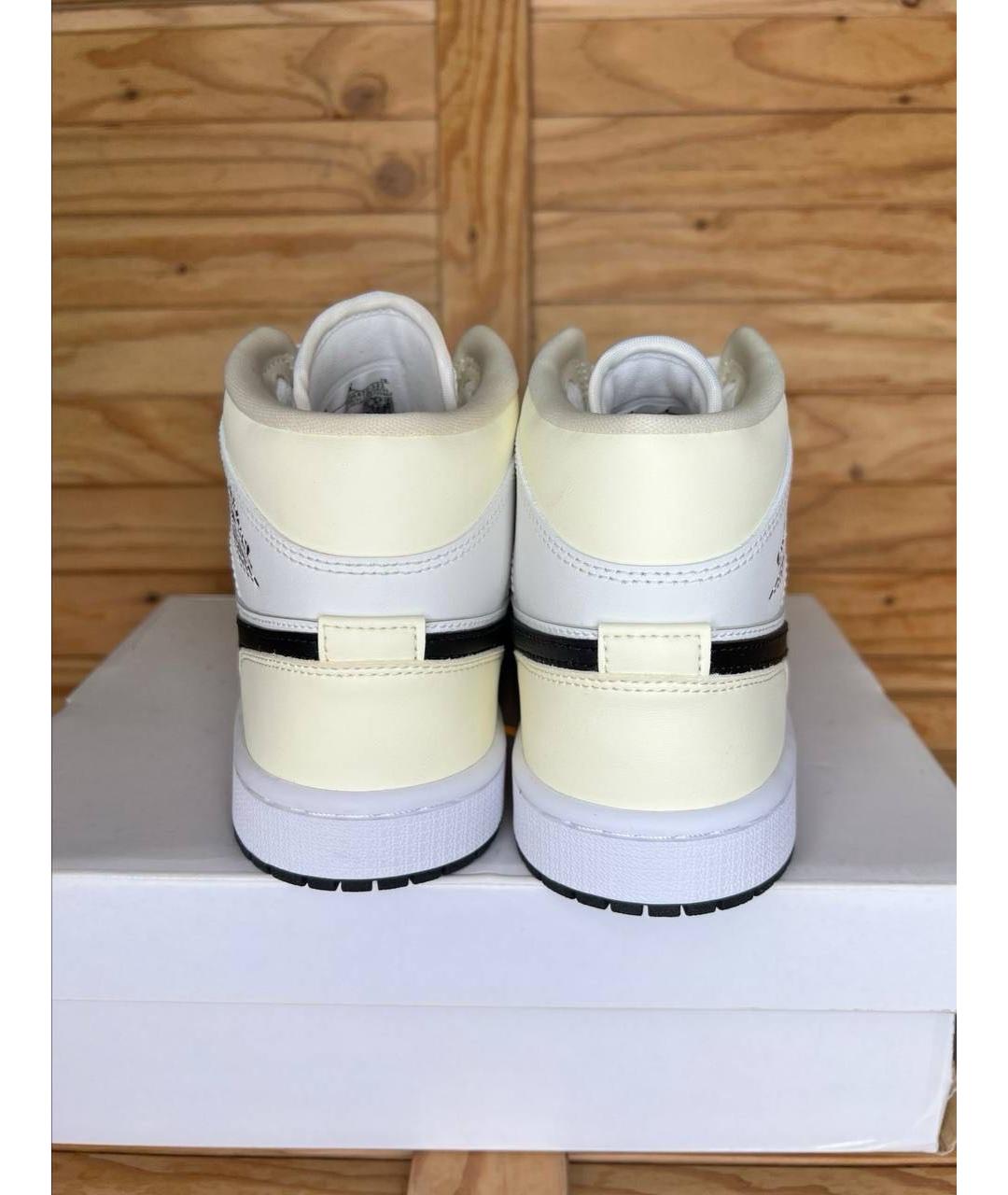 JORDAN Бежевые замшевые кроссовки, фото 6