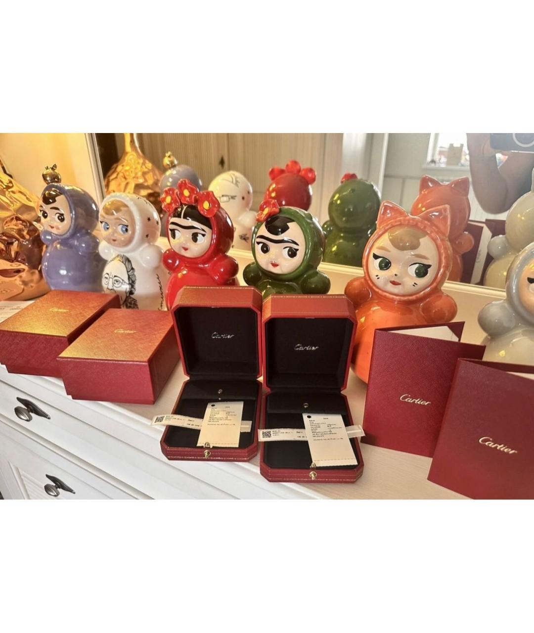 CARTIER Золотые серьги из желтого золота, фото 6