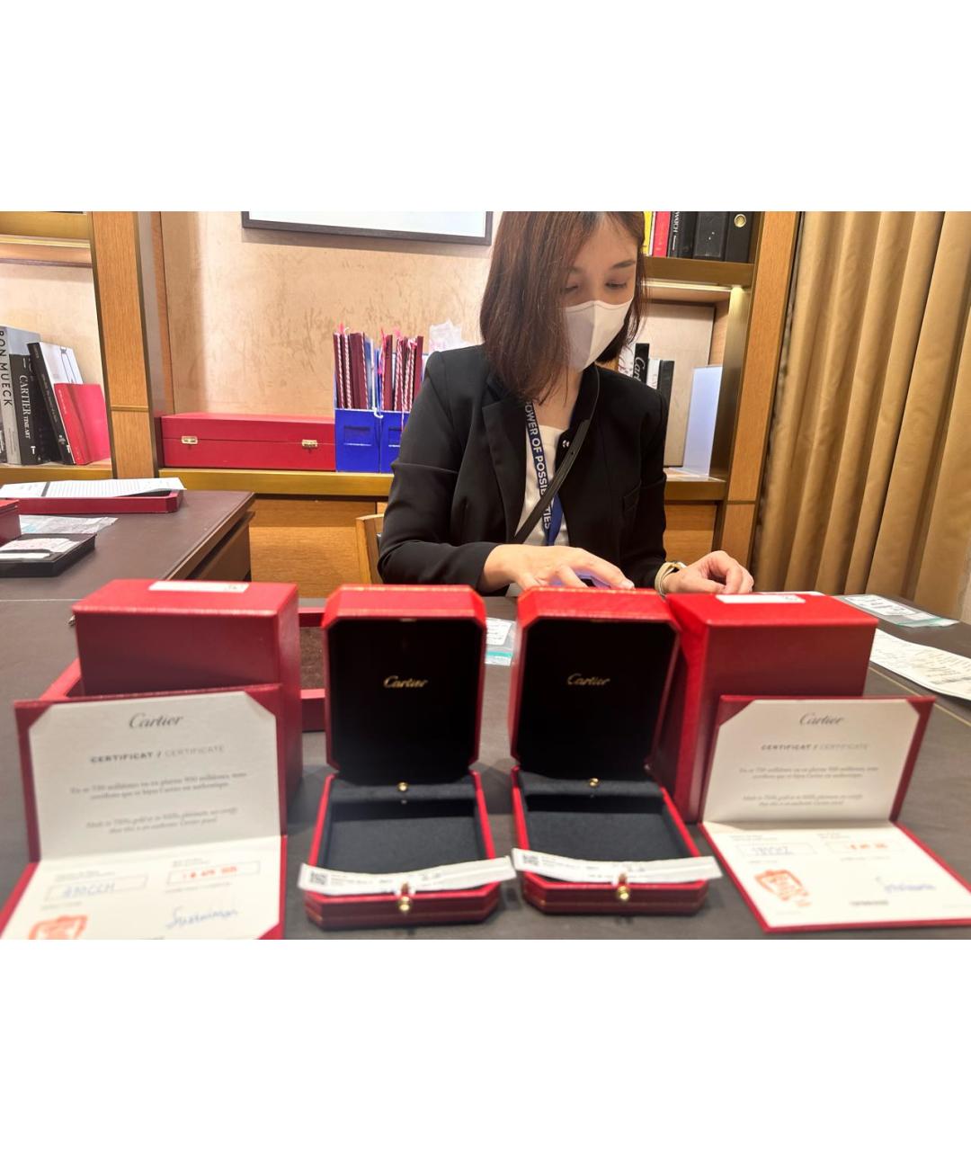 CARTIER Золотые серьги из желтого золота, фото 3