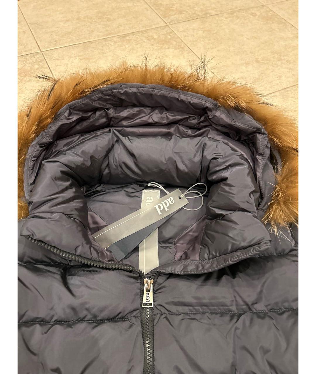 ADD Серый полиамидовый пуховик, фото 5