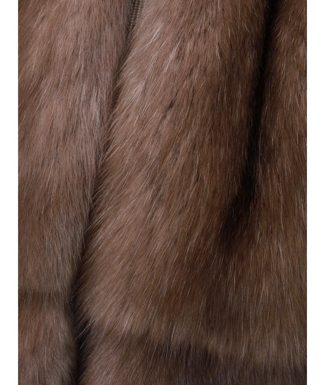 RINDI Коричневая меховая шуба, фото 6