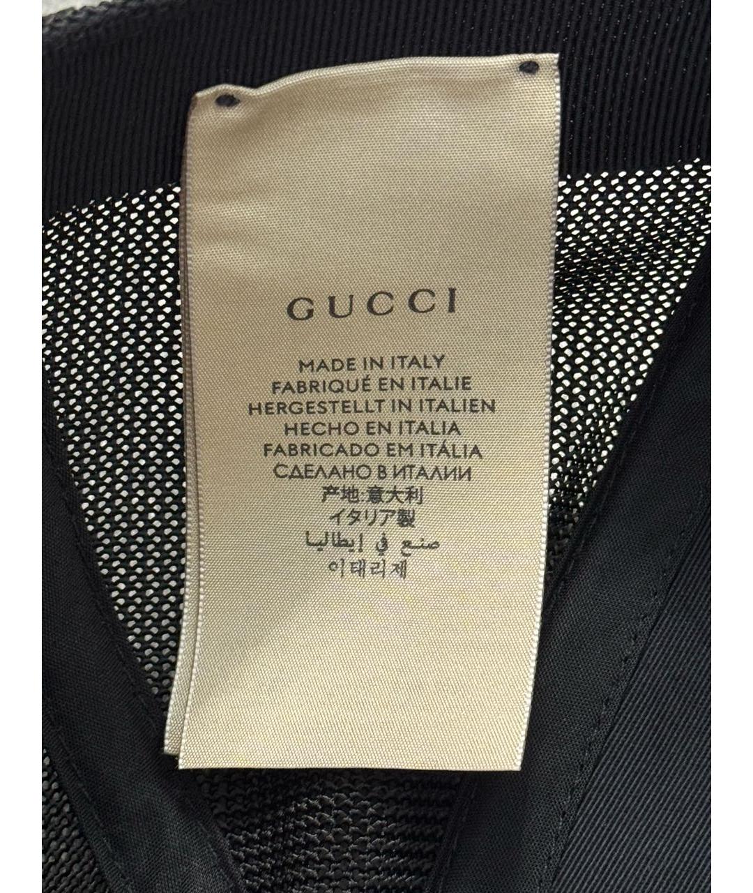 GUCCI Черная кепка/бейсболка, фото 6