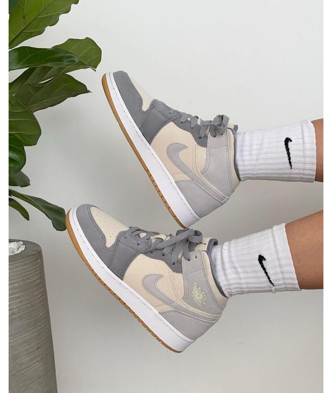 JORDAN Серые кроссовки, фото 4