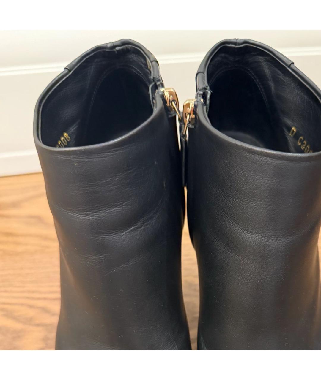 CHANEL Черные кожаные ботильоны, фото 3
