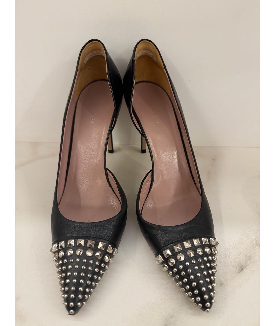 GUCCI Черные туфли из лакированной кожи, фото 2