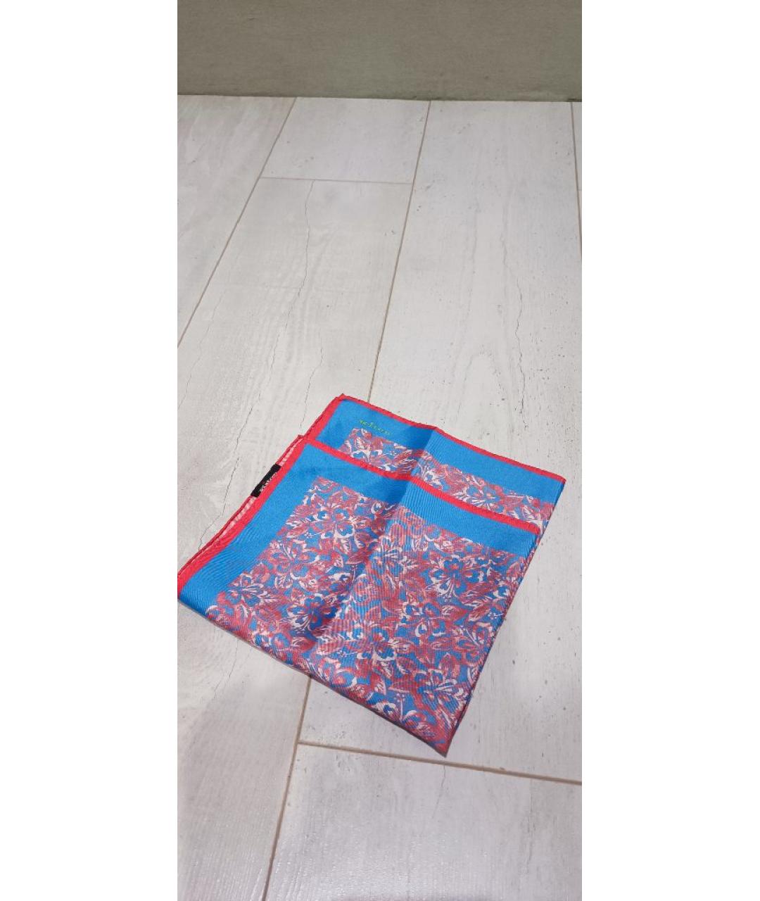 KITON Мульти шелковый платок, фото 7