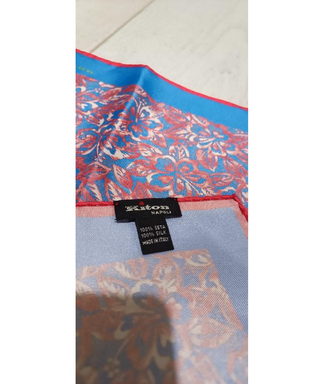 KITON Мульти шелковый платок, фото 3