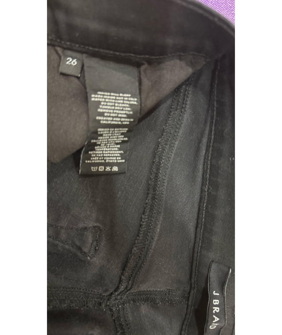 JBRAND Черные хлопко-эластановые джинсы слим, фото 4