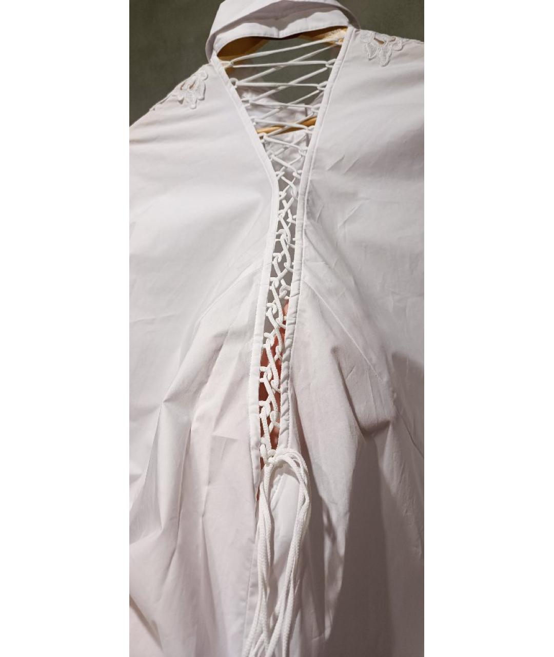 ERMANNO FIRENZE Белая хлопковая рубашка, фото 6