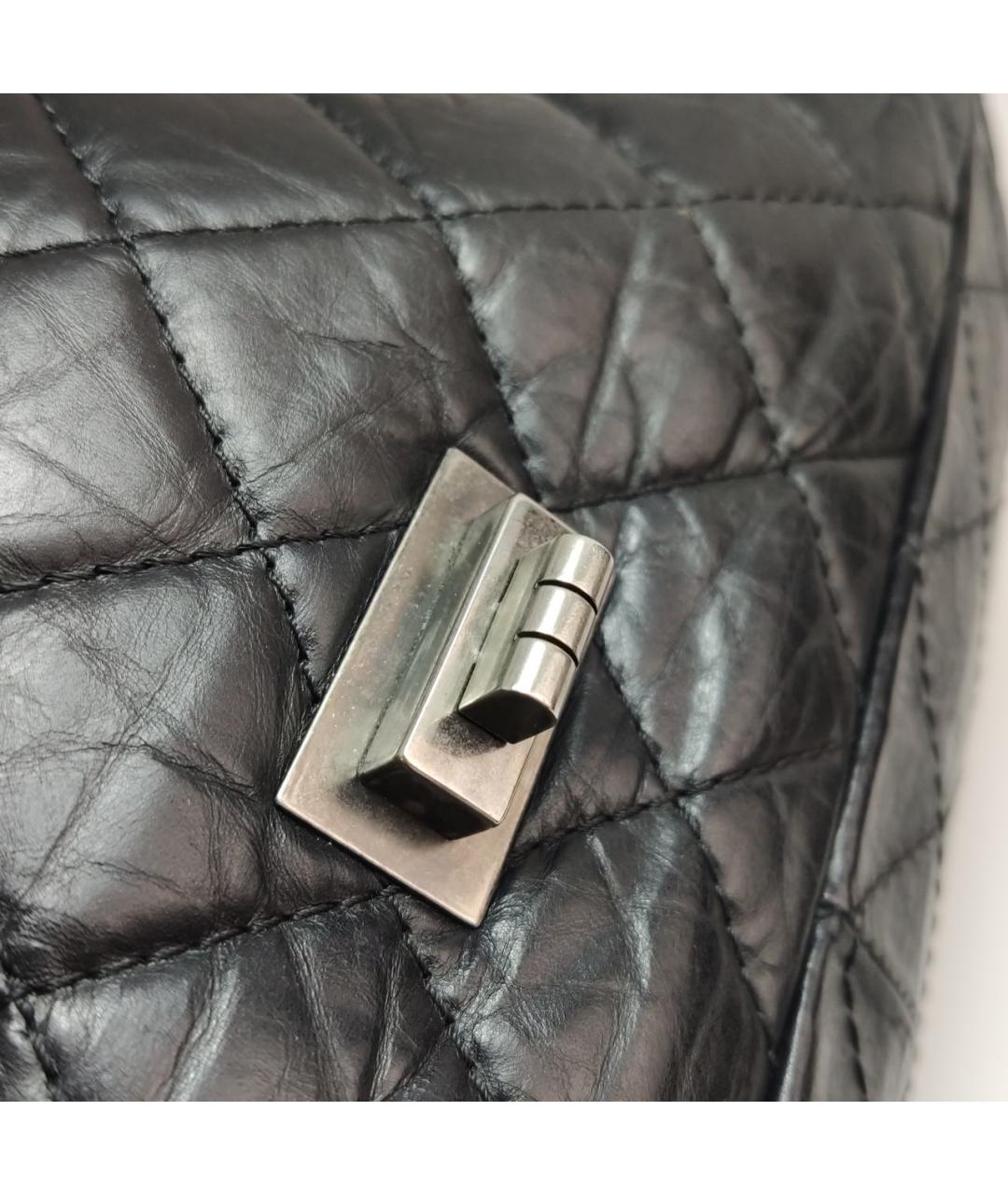 CHANEL Черная кожаная сумка через плечо, фото 7