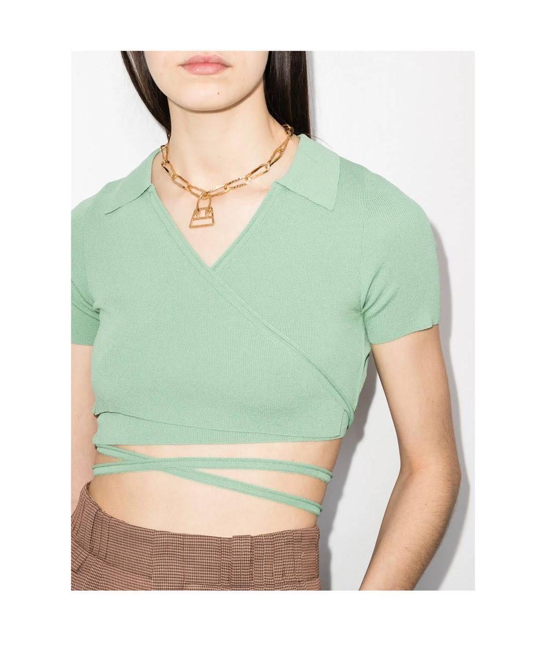 JACQUEMUS Золотое колье, фото 4