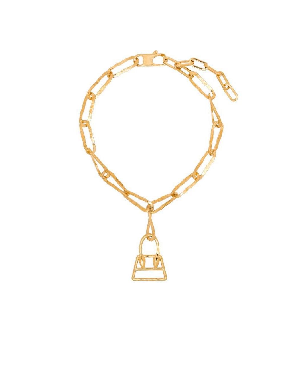 JACQUEMUS Золотое колье, фото 1