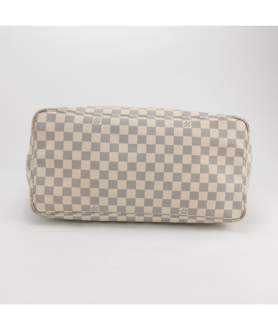 LOUIS VUITTON Бежевая кожаная сумка тоут, фото 5