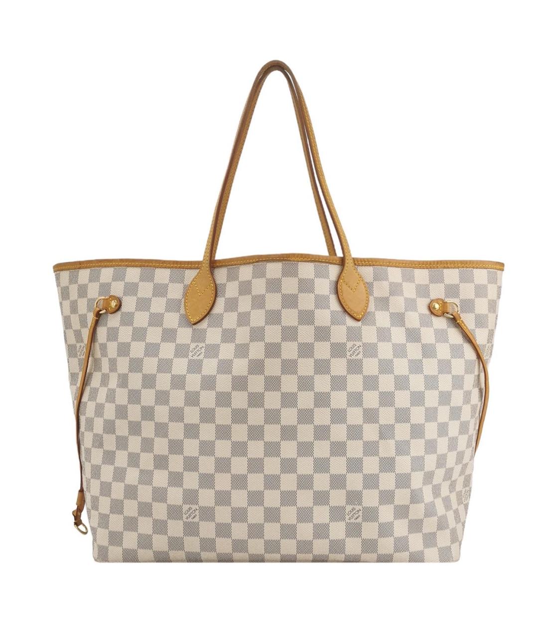 LOUIS VUITTON Бежевая кожаная сумка тоут, фото 1