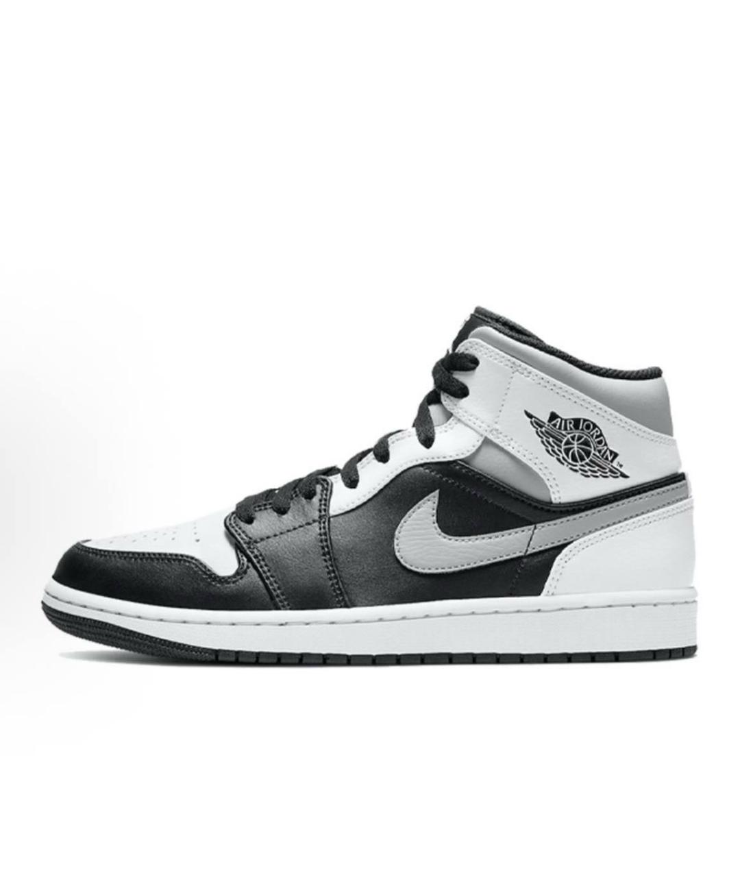 JORDAN Серые кожаные кеды, фото 8