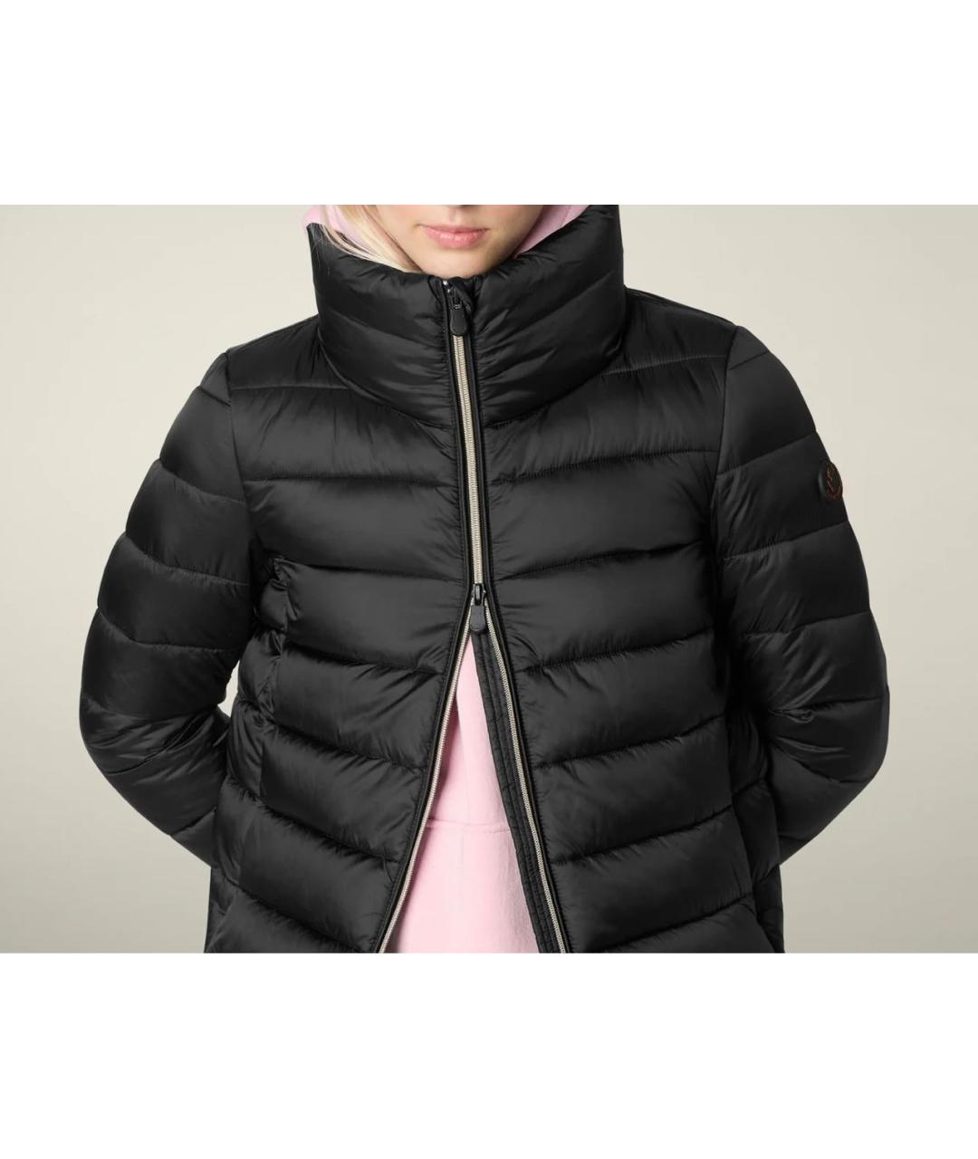 SAVE THE DUCK Черный пуховик, фото 2