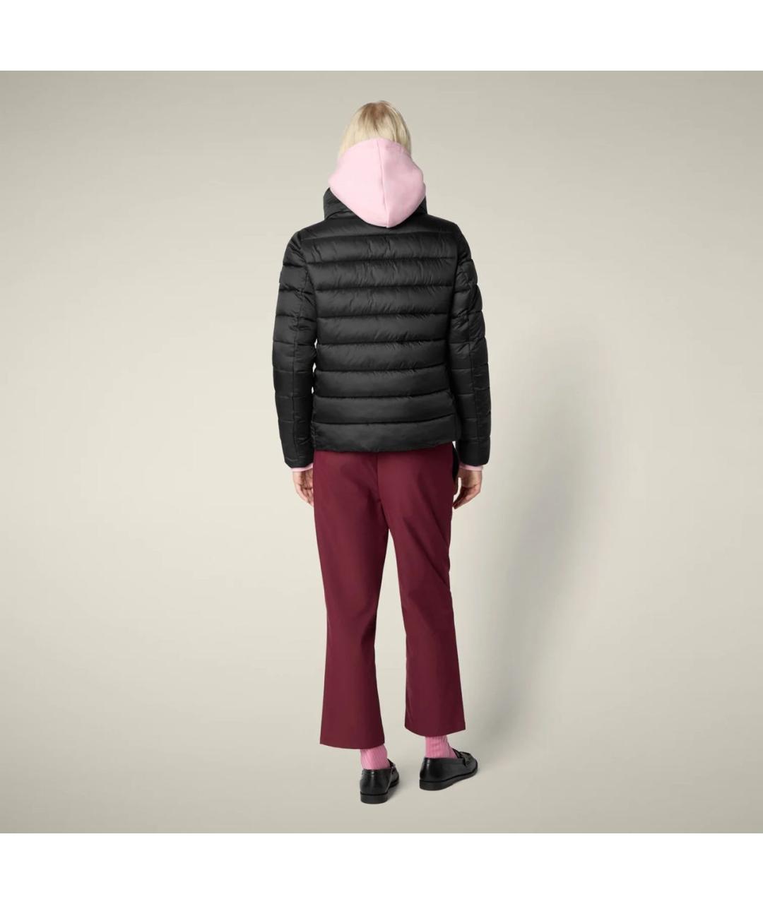 SAVE THE DUCK Черный пуховик, фото 3