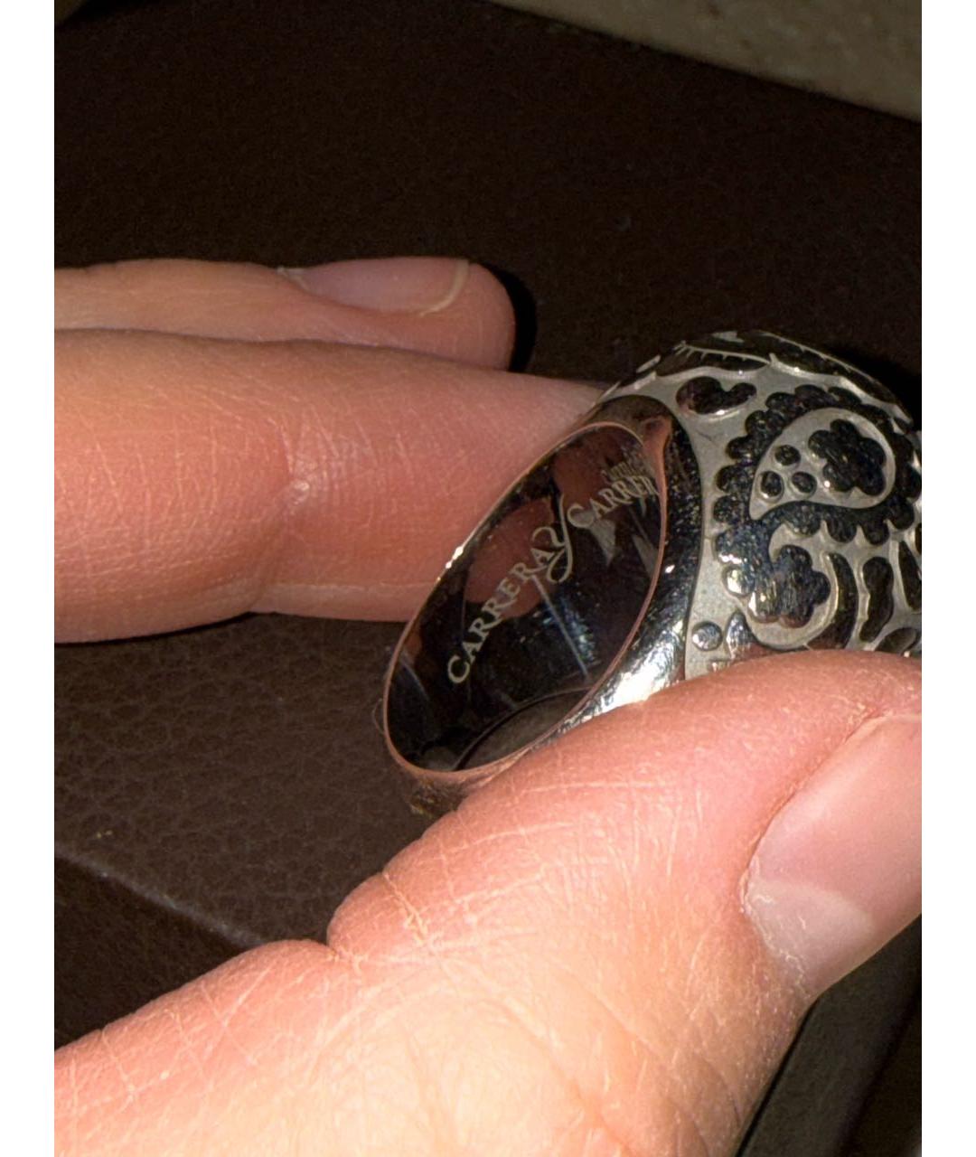 CARRERA Y CARRERA Серебряное кольцо из белого золота, фото 3